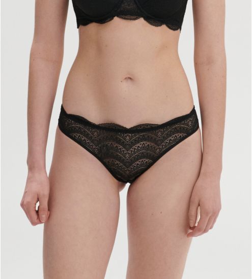 Slip brésilien Karma Noir 015