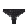 Tanga en dentelle Karma Noir 015