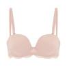 Soutien-gorge sans bretelles avec armatures Karma Peau Rosée