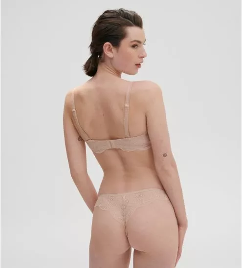 Soutien-gorge sans bretelles avec armatures Karma Peau Rosée