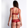 Soutien-gorge triangle plunge Danse des Sens Irresistible Red