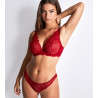 Soutien-gorge triangle plunge Danse des Sens Irresistible Red