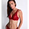Soutien-gorge triangle plunge Danse des Sens Irresistible Red