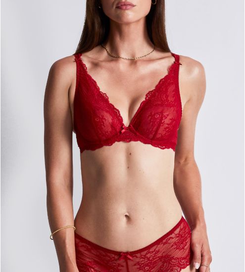 Soutien-gorge triangle plunge Danse des Sens Irresistible Red
