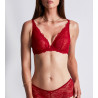 Soutien-gorge triangle plunge Danse des Sens Irresistible Red
