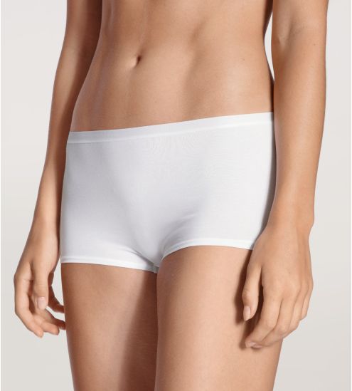 Shorty coton Supima Natural Comfort BLANC 01