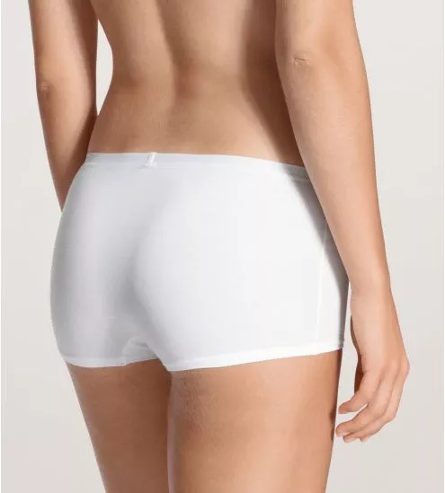 Shorty coton Supima Natural Comfort Blanc