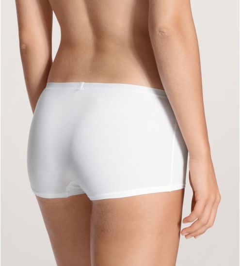 Shorty coton Supima Natural Comfort BLANC 01