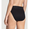 Slip en coton Classic Lycraspitze NOIR