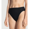 Slip en coton Classic Lycraspitze NOIR