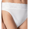 Slip en dentelle Calida pour femme BLANC 001