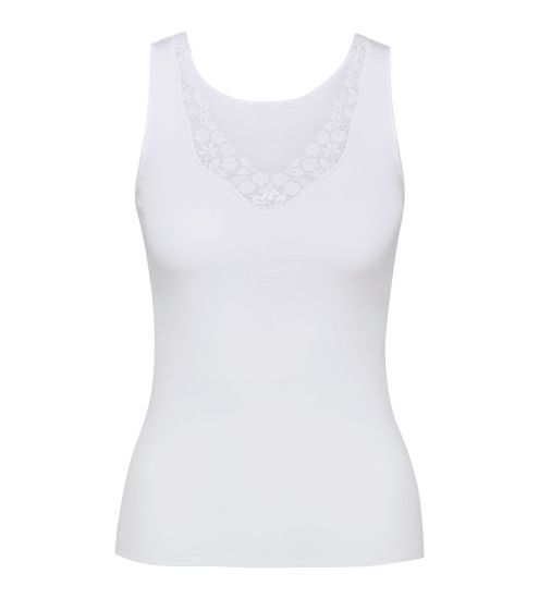 Chemise en coton Calida pour femme BLANC 01