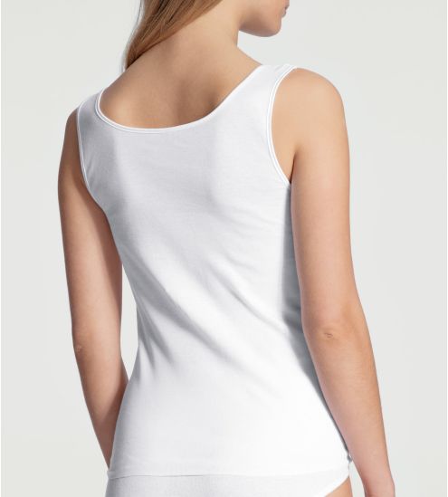 Chemise en coton Calida pour femme BLANC 01