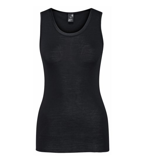 Top bretelles larges pour femme NOIR