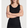 Top bretelles larges pour femme NOIR