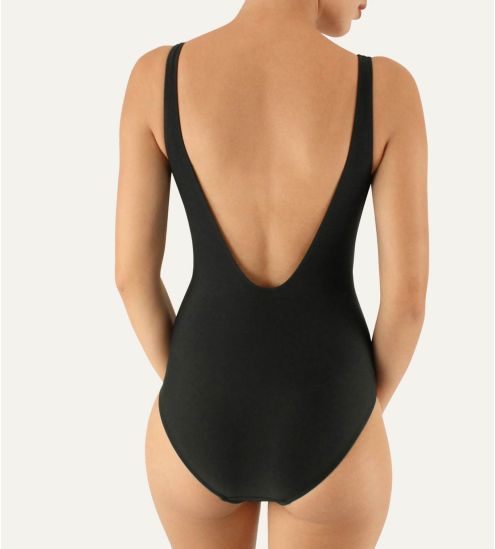 Maillot de bain coupé sous poitrine Darling NOIR