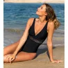 Maillot de bain coupé sous poitrine Darling NOIR