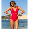 Maillot coupé sous poitrine Darling ROUGE 50