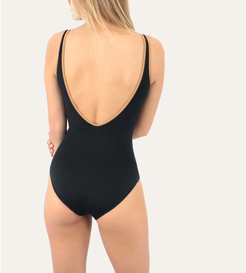 Maillot 1P nageur Venezia Noir 70