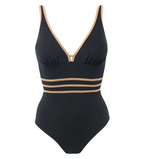 Maillot 1P nageur Venezia Noir 70