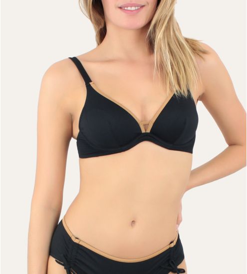 Haut maillot triangle Venezia Noir 70