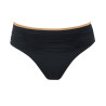 Slip de bain drapé Venezia Noir 70