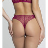 Tanga Sublime en Dentelle Fuchsia Sublime