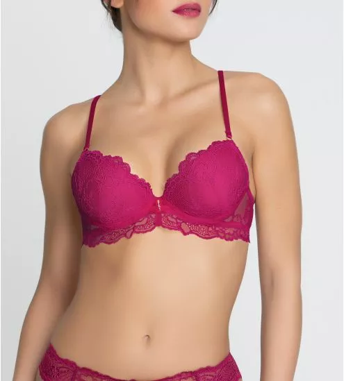 Soutien-gorge coques Sublime en Dentelle Fuchsia Sublime