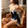 Nuisette charme Splendeur Soie MARINE OR