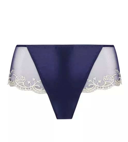 Shorty Splendeur Soie MARINE OR