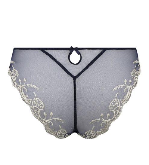 Slip Séduction Splendeur Soie MARINE OR