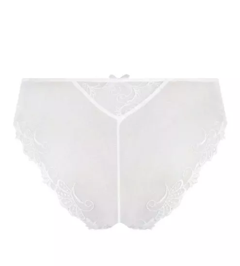 Slip séduction Dressing Floral BLANC