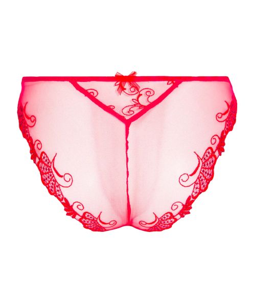 Slip séduction Dressing Floral ROUGE