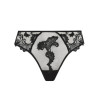 Slip séduction Dressing Floral NOIR