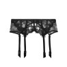 Porte-jarretelles Dressing Floral NOIR