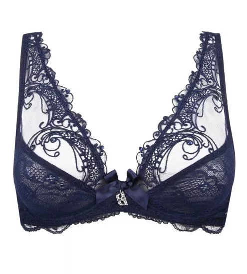Soutien-gorge triangle glam Soir de Venise BLEU