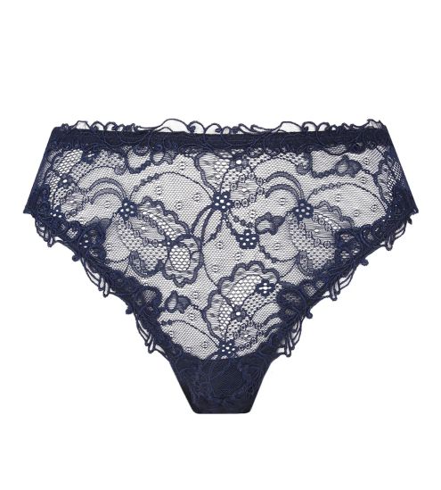 Slip brésilien sexy Soir de Venise BLEU
