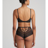 Slip taille haute rétro Jhana Noir