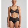 Slip taille haute rétro Jhana Noir