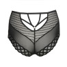 Slip taille haute rétro Jhana Noir
