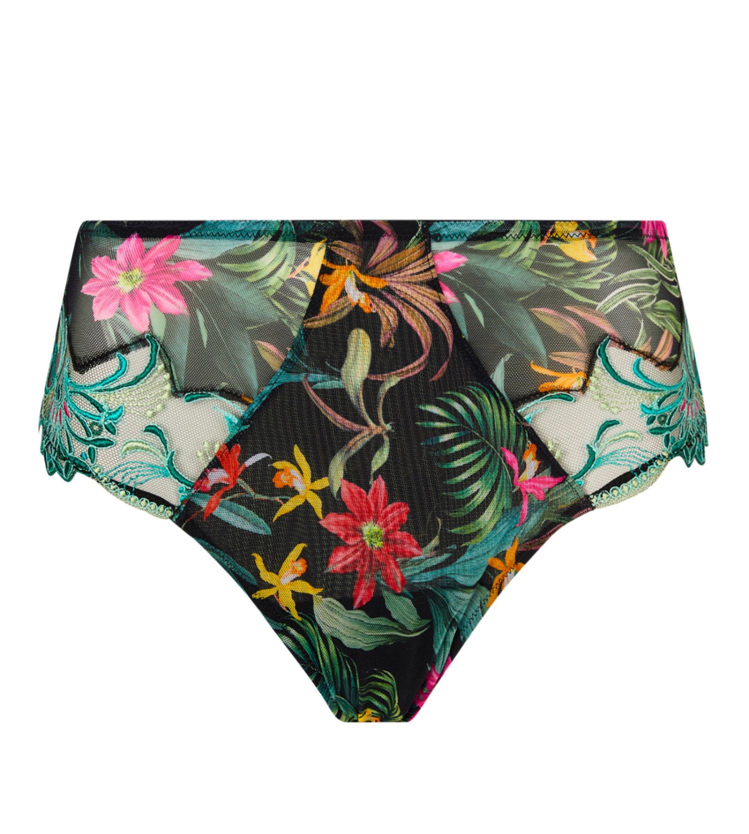 Slip Lise Charmel Taille 2 - Modèle Fleurs Étoiles - Neuf Avec étiquettes (Réf. ACH0796)