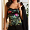Bustier imprimé Fleurs Etoiles Eclat Etoile