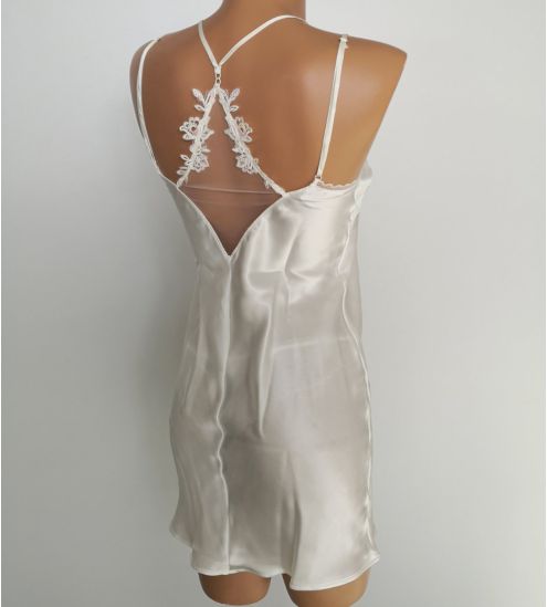 Nuisette en soie Imagine la Beauté Ecru Nacre
