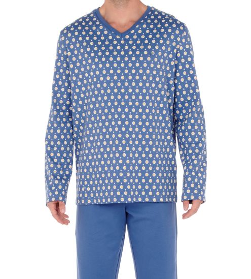 Pyjama imprimé vintage Cogolin IOBI Blue Print