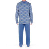 Pyjama imprimé vintage Cogolin IOBI Blue Print