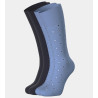 Chaussettes en coton Lot de 2 Lustre/ Blc