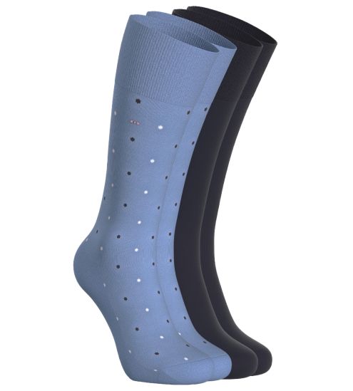 Chaussettes en coton Lot de 2 Lustre/ Blc
