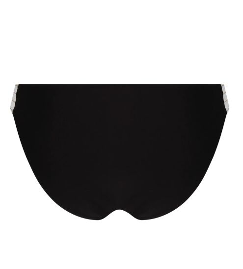 Slip de bain taille basse Audace Voyage Voyage Jet-Set Noir