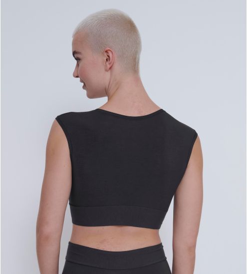 Crop top go allround schwarz