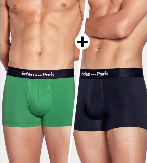 Lot de 2 Boxers Homme Pelouse Marine